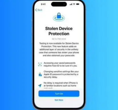 鄂托克前苹果授权维修店分享被盗设备保护功能开启方法 