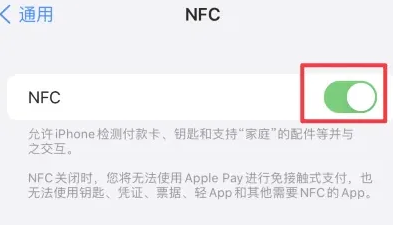 鄂托克前苹鄂托克前果维修服务分享iPhone15NFC功能开启方法