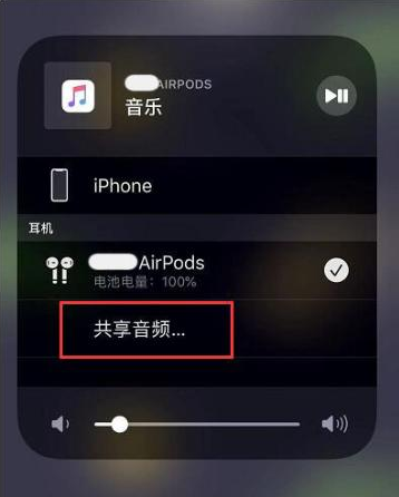 鄂托克前苹果14音频维修点分享iPhone14音频共享设置方法 