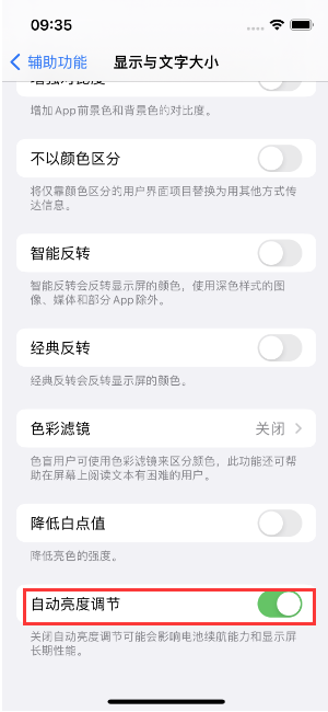 鄂托克前苹果15维修店分享iPhone 15 Pro系列屏幕亮度 