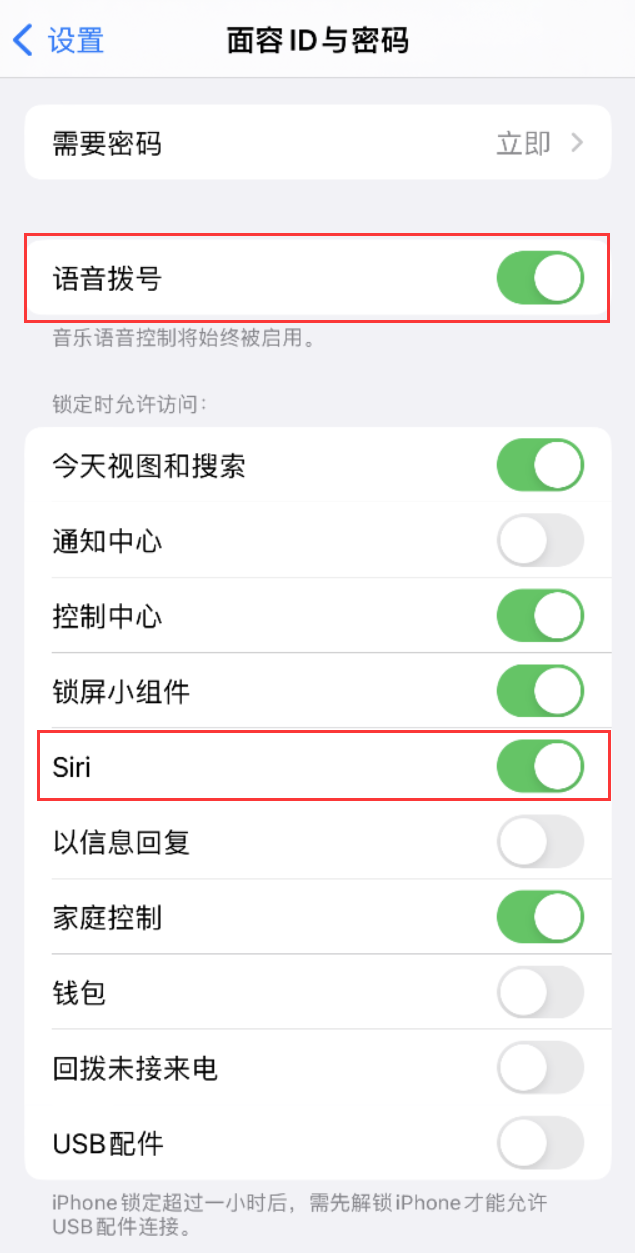 鄂托克前苹果维修网点分享不解锁 iPhone 的情况下通过 Siri 拨打电话的方法 