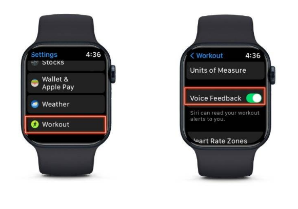 鄂托克前苹果维修网点分享在 Apple Watch 上通过语音锻炼的方法 