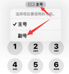 鄂托克前苹果14维修店分享iPhone 14 Pro Max使用副卡打电话的方法 